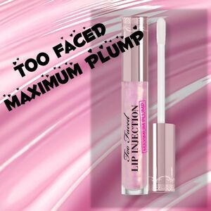 New Too Faced Lip Injection Maximum Plump Extra-Strength Lip Plumping Gloss